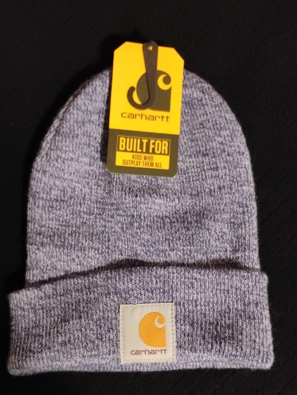 Carhartt Toddler Knit Beanie Hat NWT 100% Acrylic Logo Winter Cap